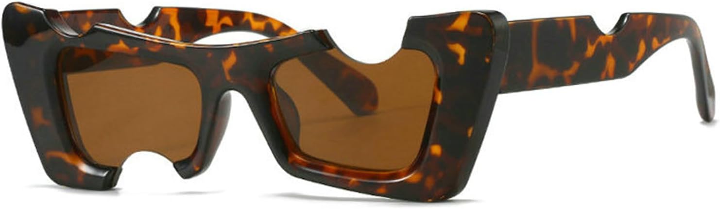 

Винтажные солнцезащитные очки «кошачий глаз» неправильной формы для женщин, модные солнцезащитные очки в стиле хип-хоп для мужчин, очки в стиле панк Y2K, белые очки S67 helena, Leopard