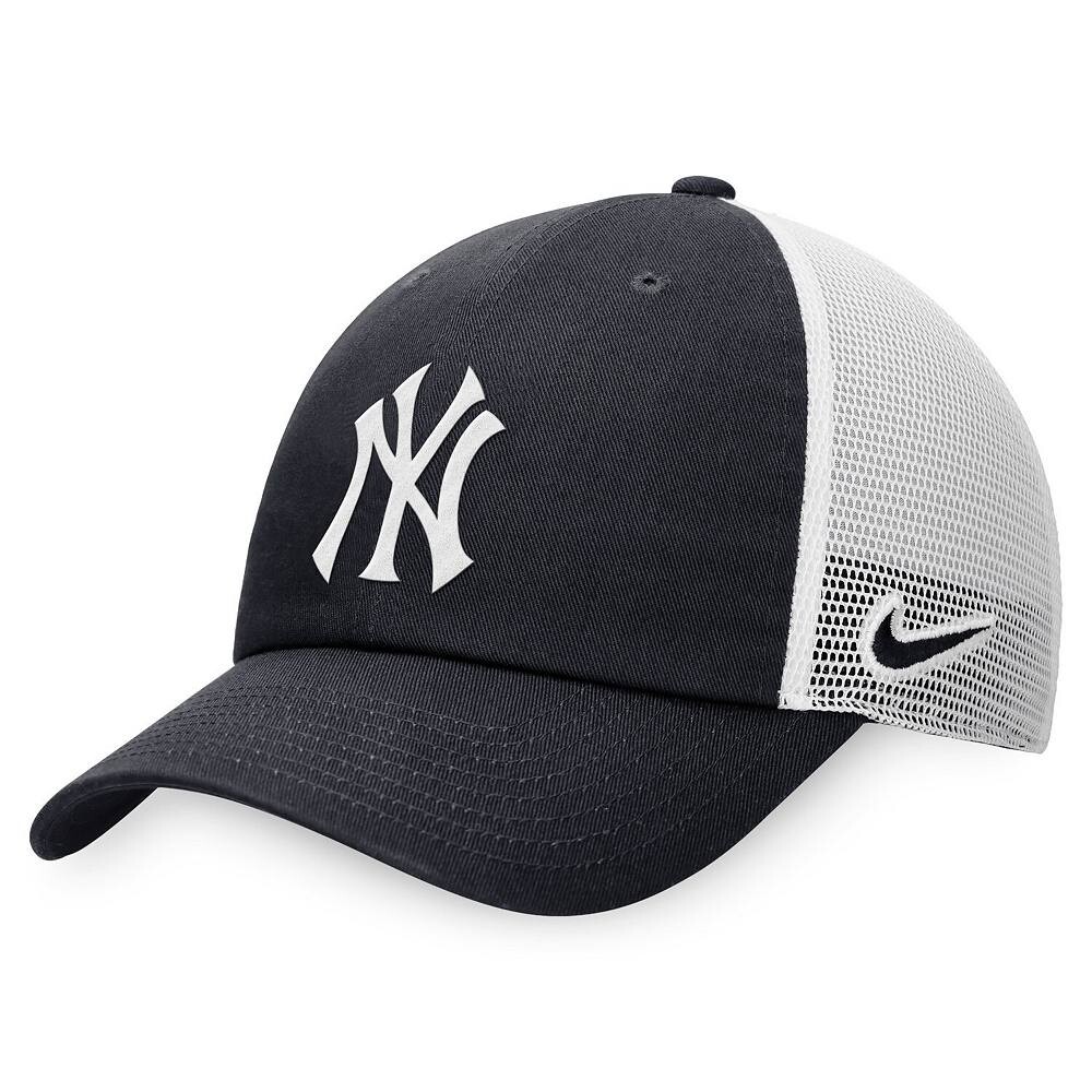 

Мужская темно-синяя регулируемая кепка Nike New York Yankees Evergreen Club Trucker, цвет Ynk Navy