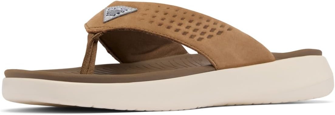 Мужские кроссовки Columbia Pfg Boatside Flip Lea, Dark Truffle/Elk — фото 4