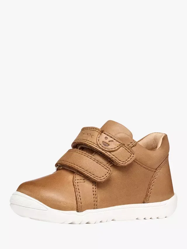 Детские кроссовки Baby Macchia Mid-Cut First-Steps Trainers, цвет виски Geox — фото 2