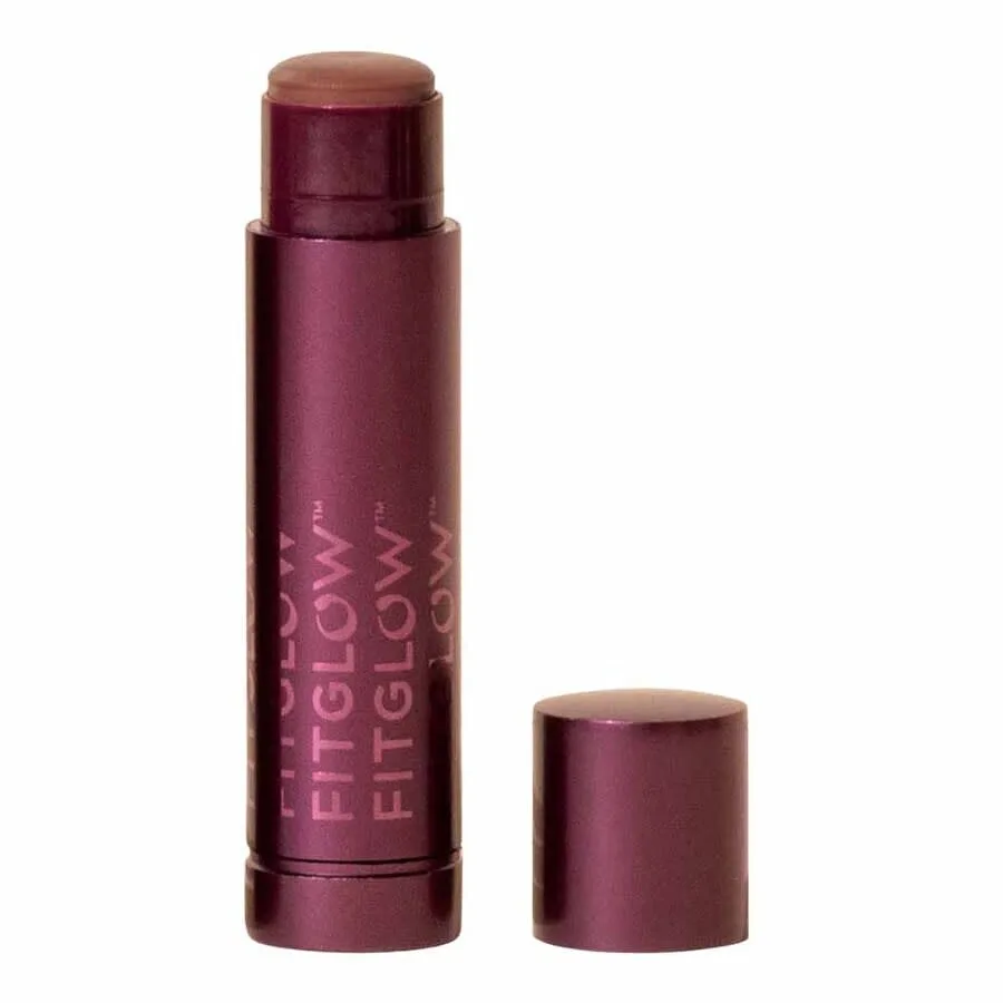 FitGlow Beauty Помада и бальзам для щек Cloud Collagen для женщин - оттенок Buff Stick 0,14 унции, мягкий матовый земляной бежевый нюдовый макияж 850042717165