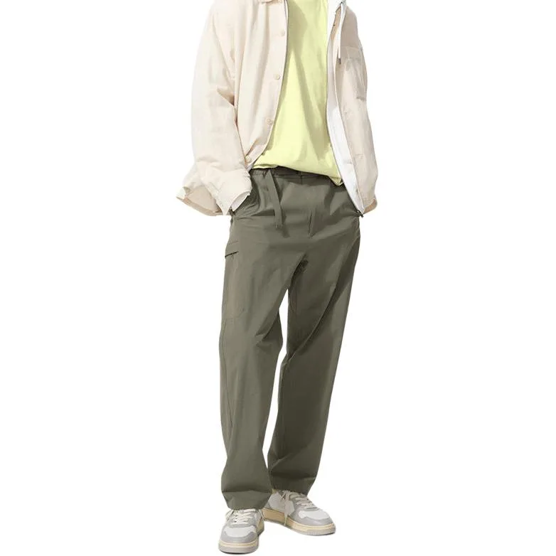 Брюки Casual Unisex SS26 UNIQLO, оливковый