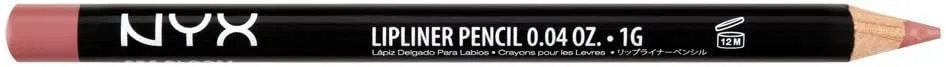 Карандаш для губ Slim Lip Pencil Nude Pink NYX Professional Makeup бежевый