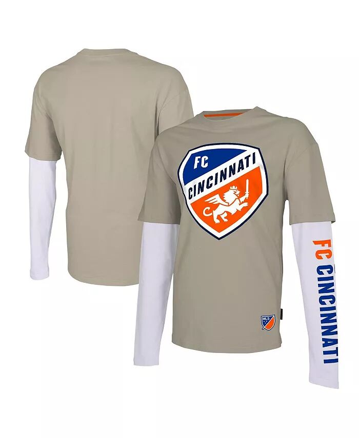 

Футболка мужская Tan FC Cincinnati Status с длинным рукавом Stadium Essentials