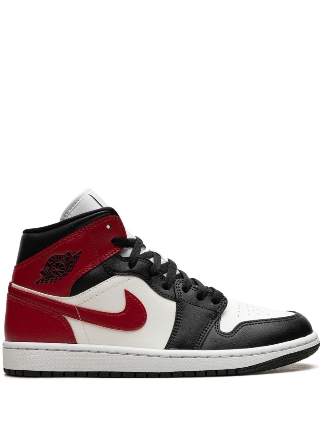 

Кроссовки Air 1 Mid Black Toe Jordan, белый