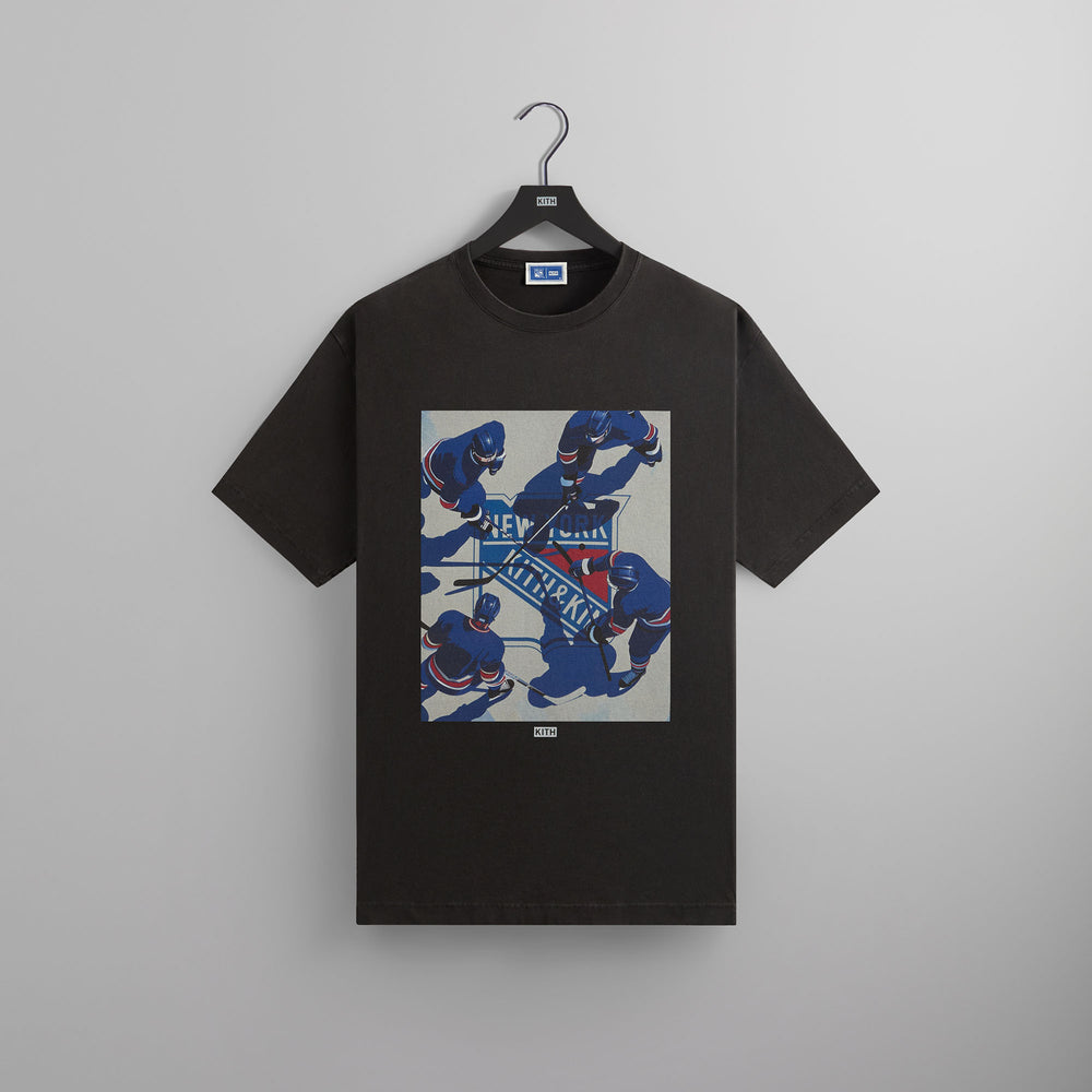 

Футболка Kith for the New York Rangers on Ice Vintage Tee, черный