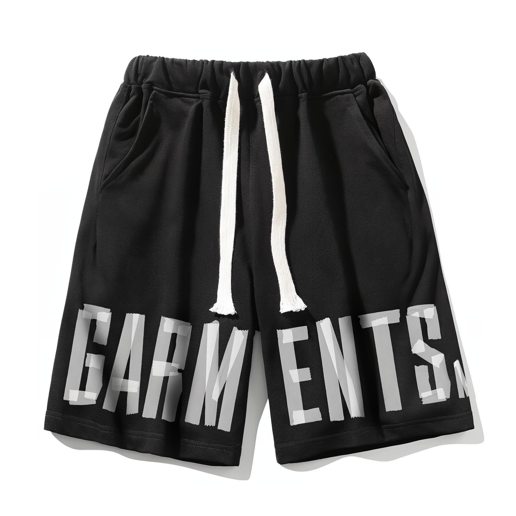 

Повседневные шорты унисекс Masongarments, черный/белый