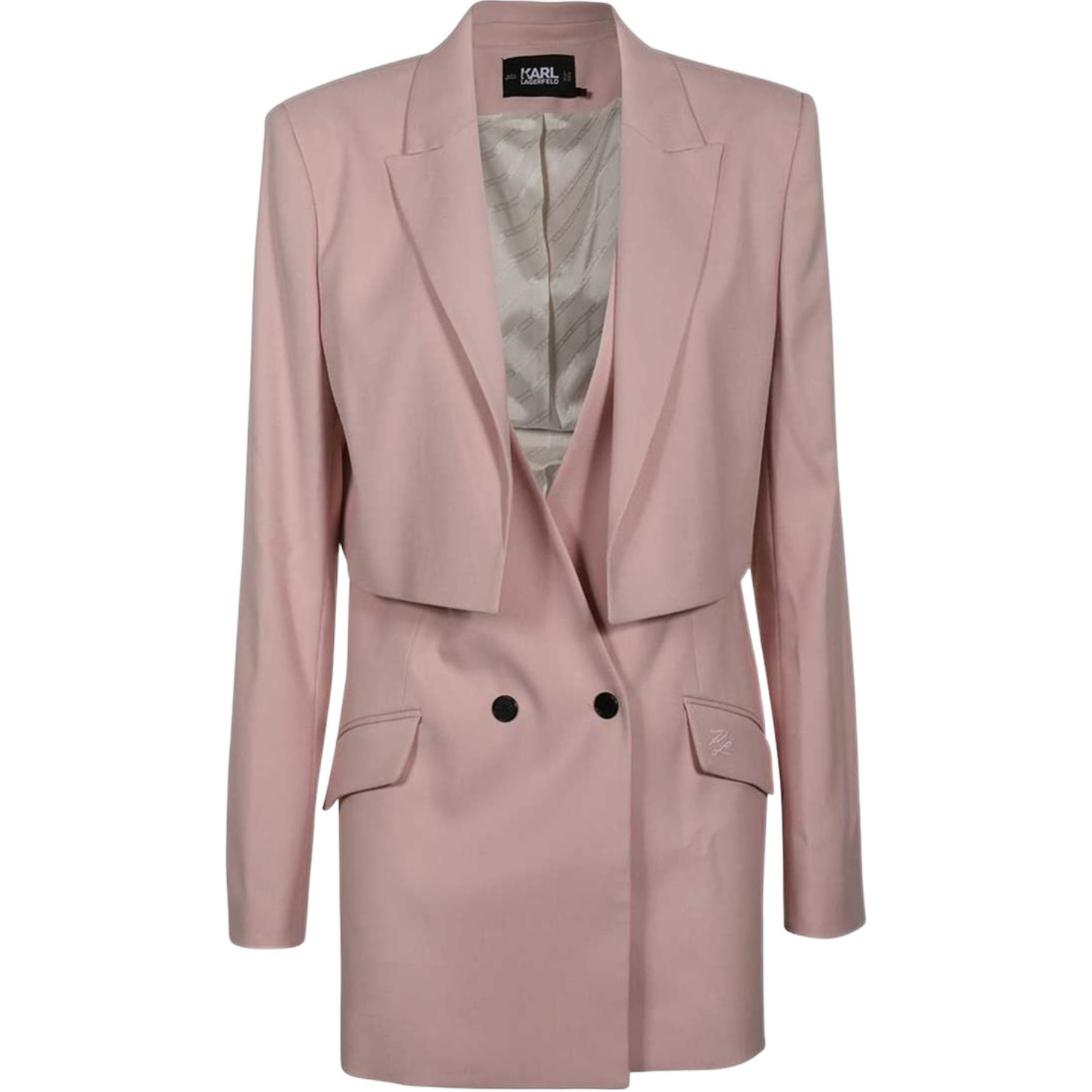 

KARL LAGERFELD / Karl Lagerfeld Jeans Двубортный блейзер, Pink