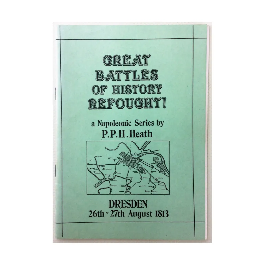 

Великие битвы истории переосмыслены! - Дрезден, 26-27 августа 1813 г., Historical Miniature Rules (Anschluss Publishing)