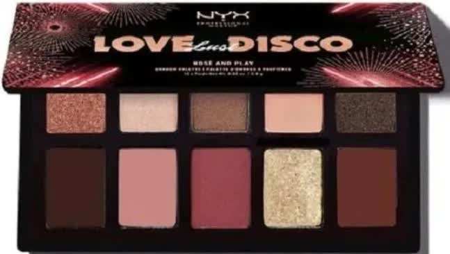 

ПАЛЕТКА ТЕНЕЙ ДЛЯ ВЕК NYX LOVE DISCO - ROSE AND PLAY