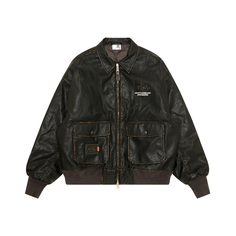 

Aape Куртка ALPHA INDUSTRIES мужская красно-коричневая, Red Brown BWD