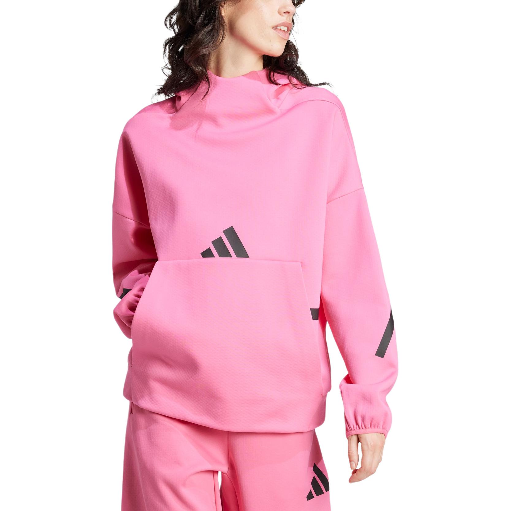 Z.N.E. True Healing Collection FW24 Толстовка Женская Pulsed Magenta Adidas, Pulse Magenta — фото 4