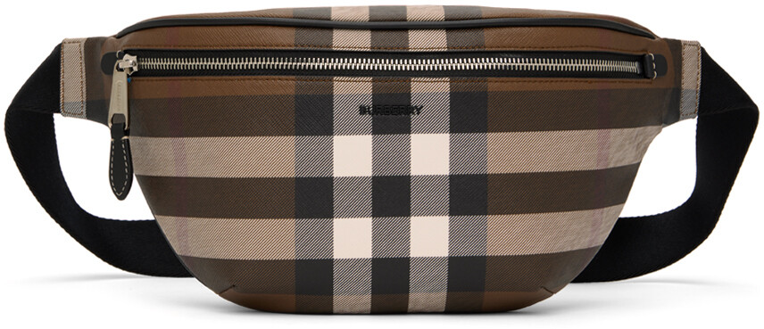 

Коричневая поясная сумка Cason Burberry