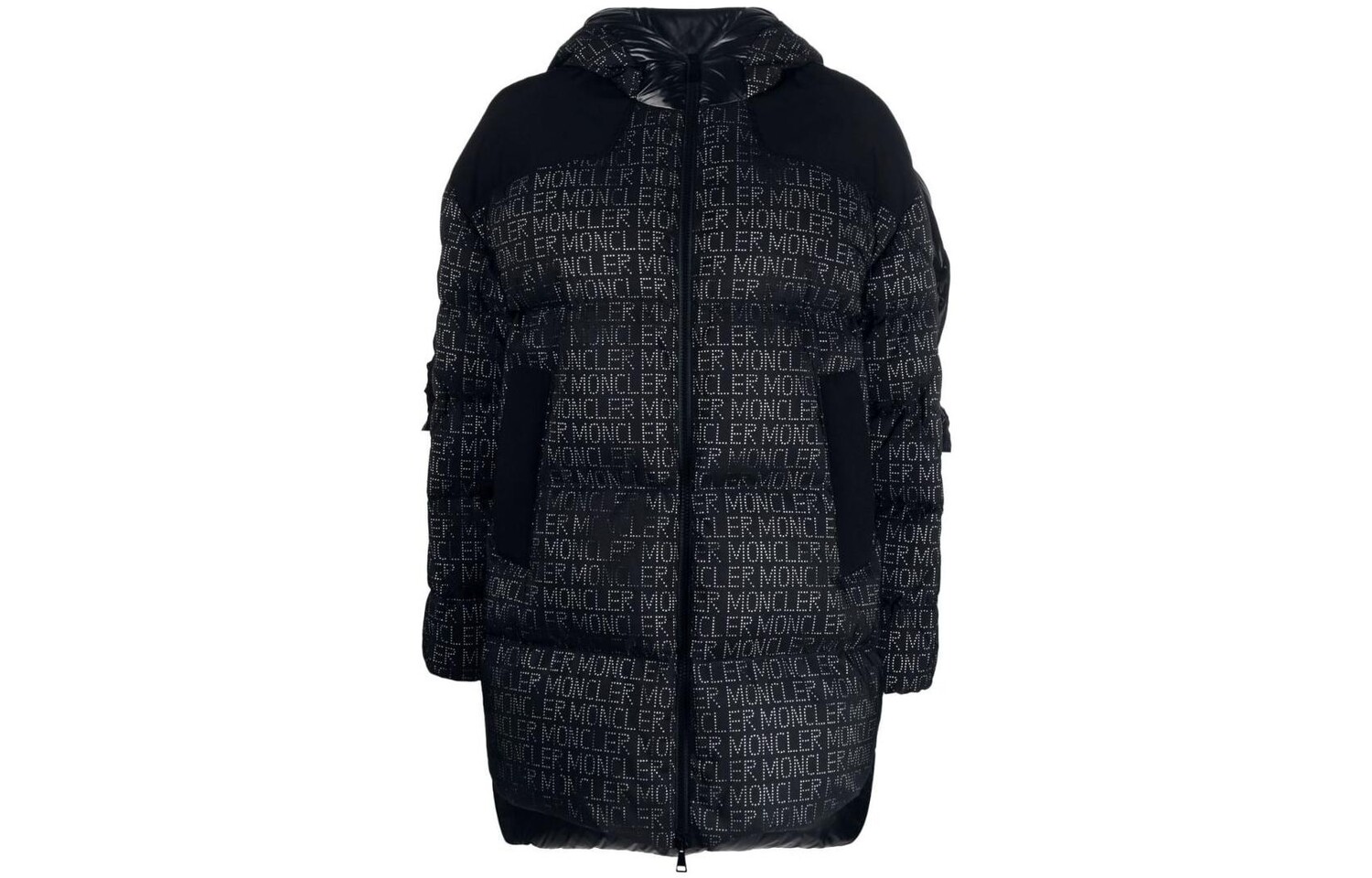 

Пуховик женский черный Moncler