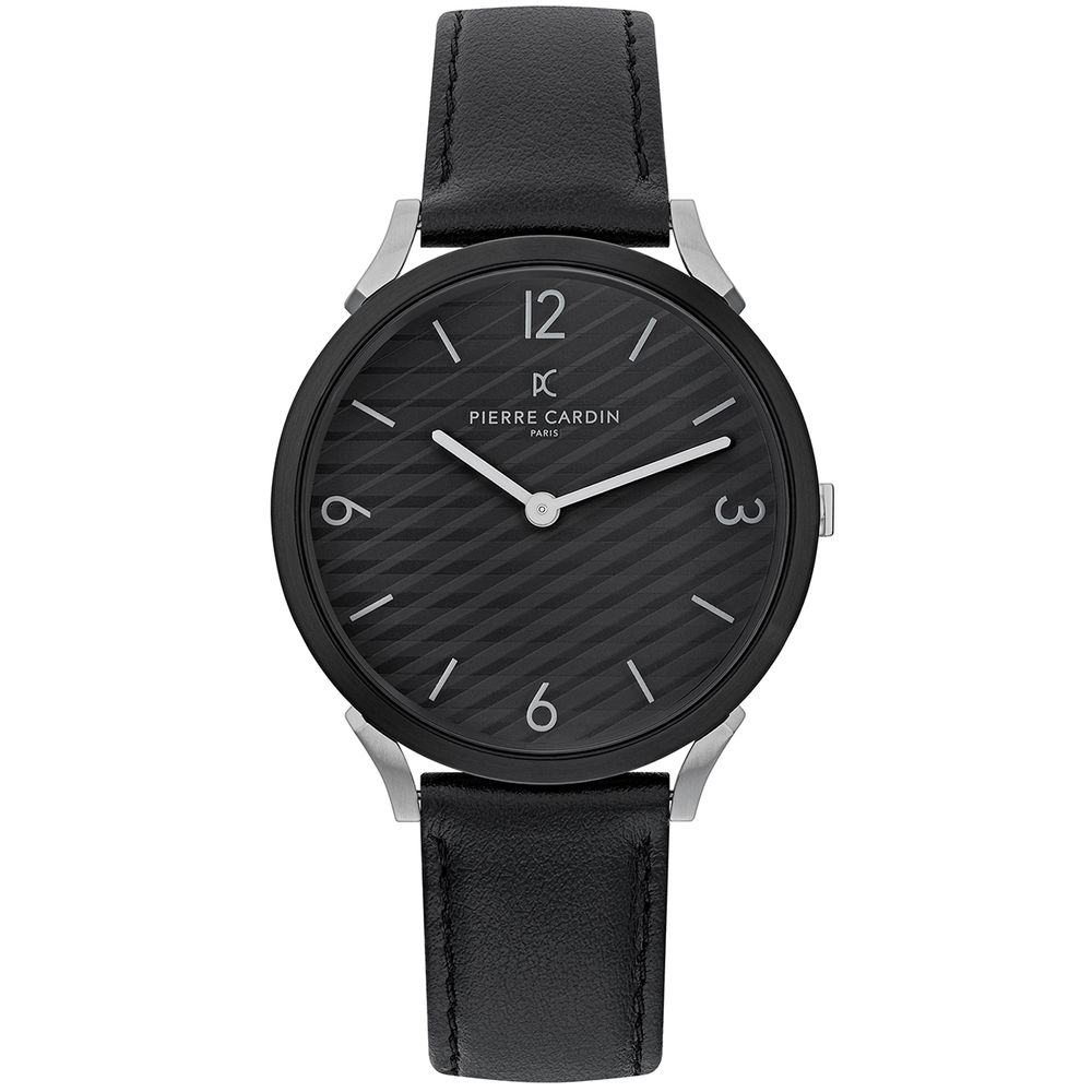 

Черные мужские часы Pierre Cardin