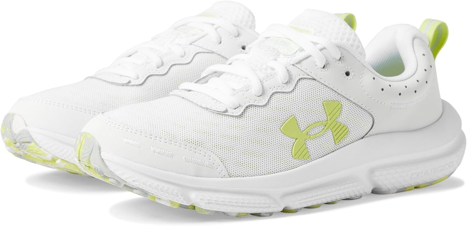 

Кроссовки Under Armour Charged Assert 10, цвет White/White/Sonic Yellow