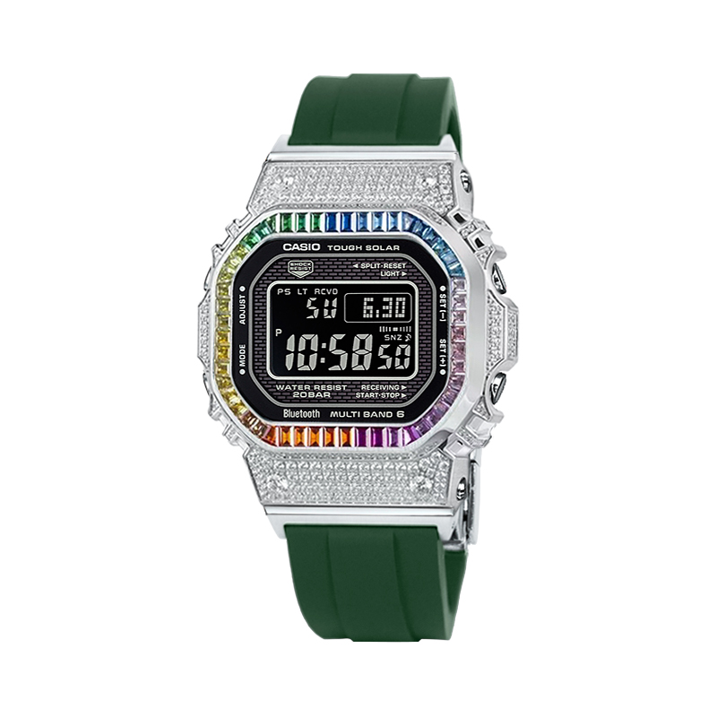 

CASIO Ретрофит серия солнечные часы с датчиком движения ремешок из смолы унисекс черный циферблат