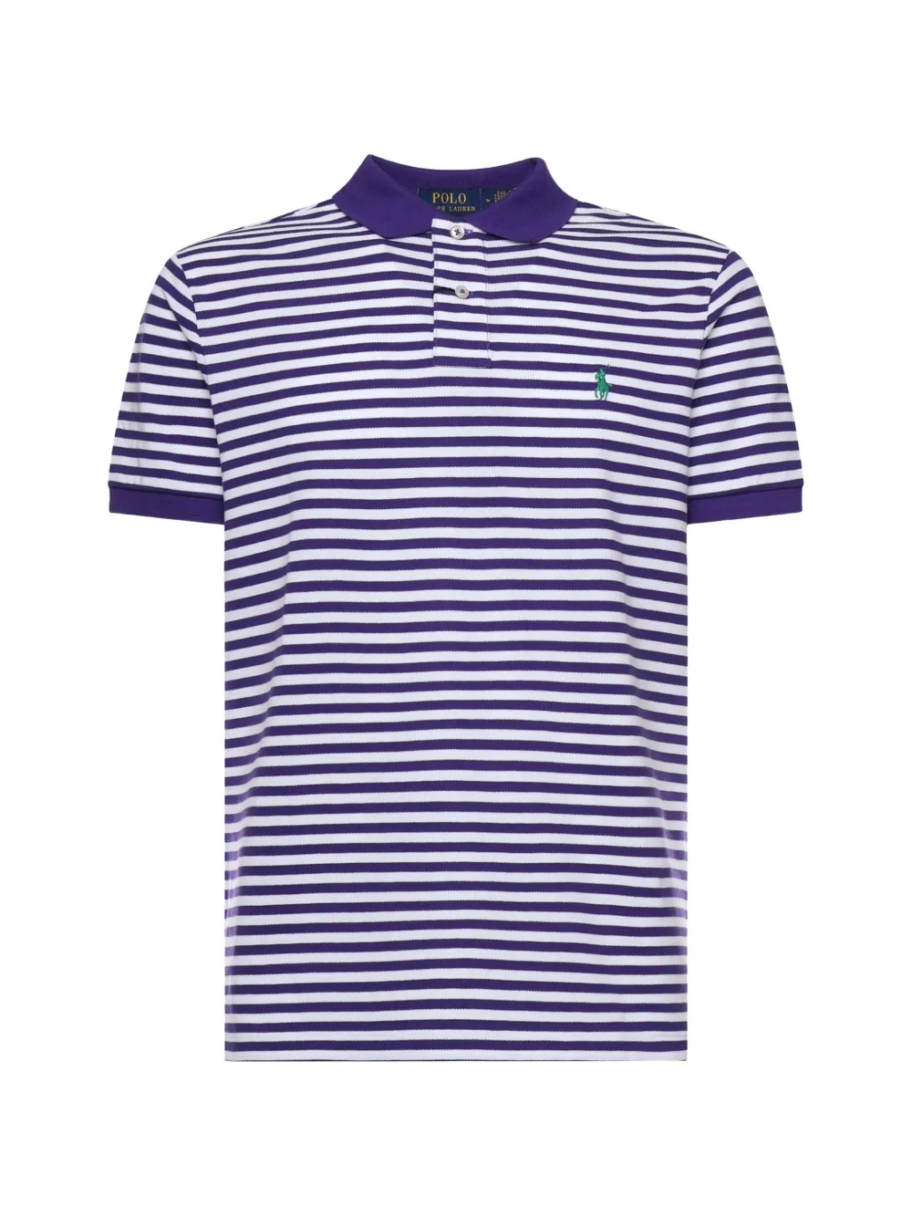 

Поло с полосками и логотипом Polo Ralph Lauren, фиолетовый