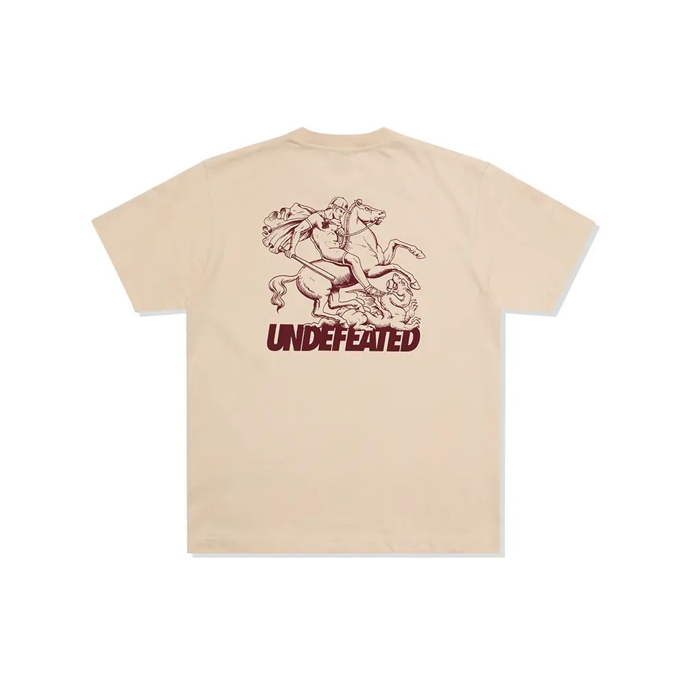 

Футболки унисекс с круглым вырезом, плотная ткань Undefeated, milk белый