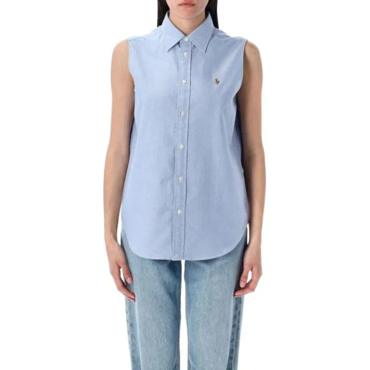 Майка без рукавов Polo Ralph Lauren, Light Blue — фото 4