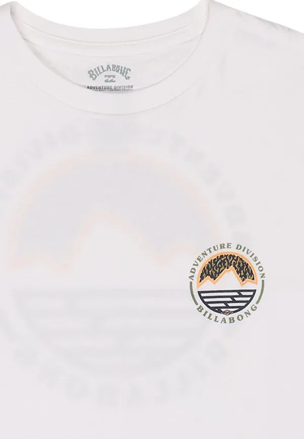Футболка с принтом Rockies Billabong, белый — фото 3