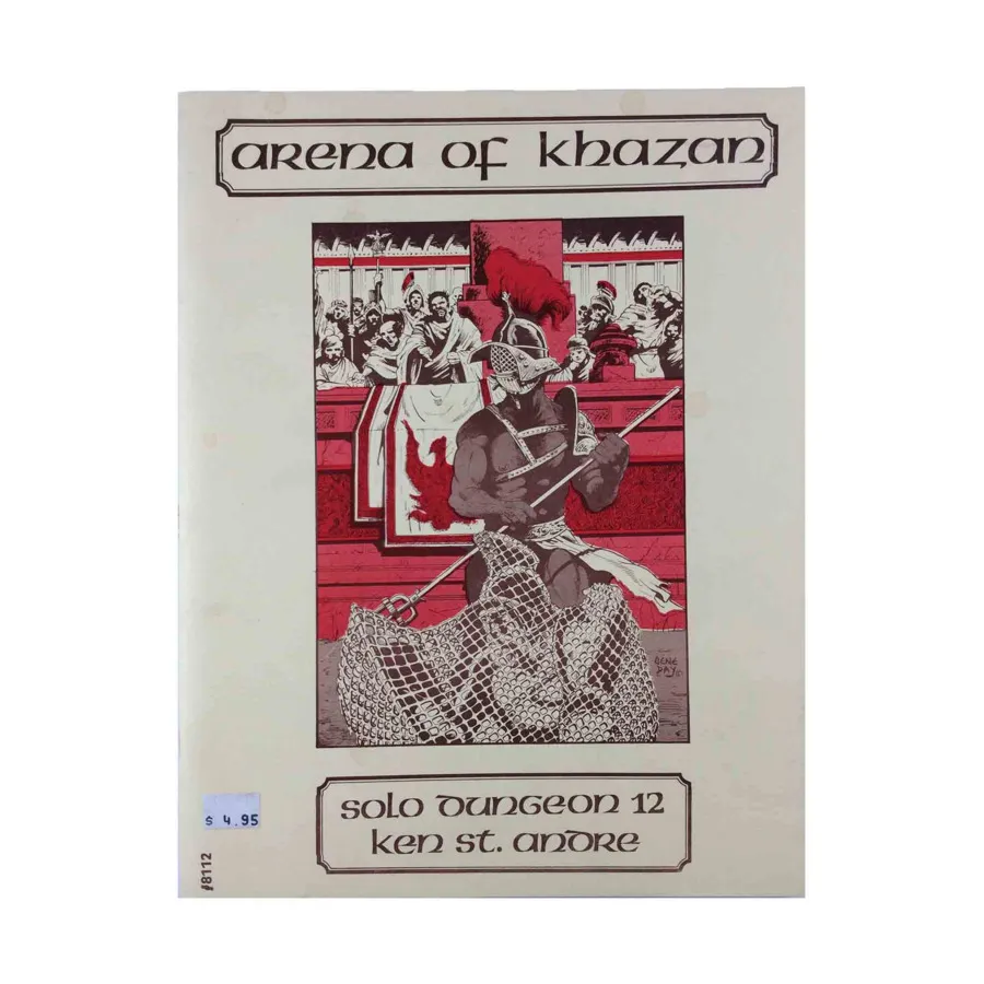 

Arena of Khazan (4th Printing), Tunnels & Trolls - Solo Adventures (1976-2007), мягкая обложка