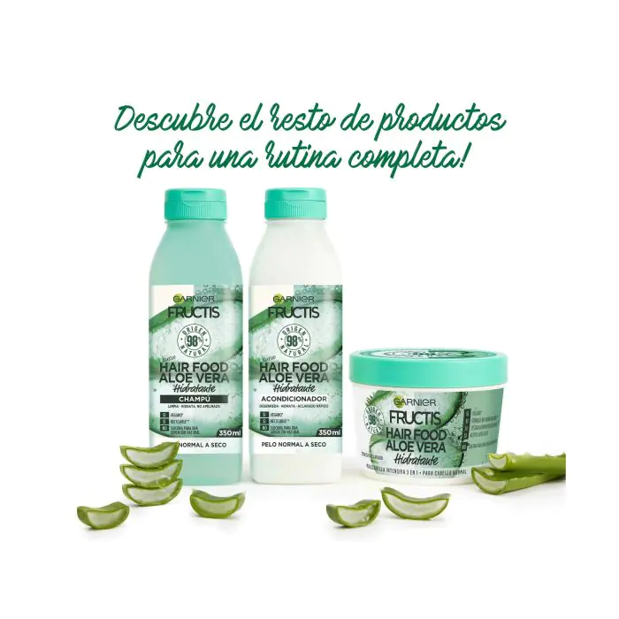 

Шампунь fructis hair food aloe vera champú hidratante Garnier, объем 350 мл