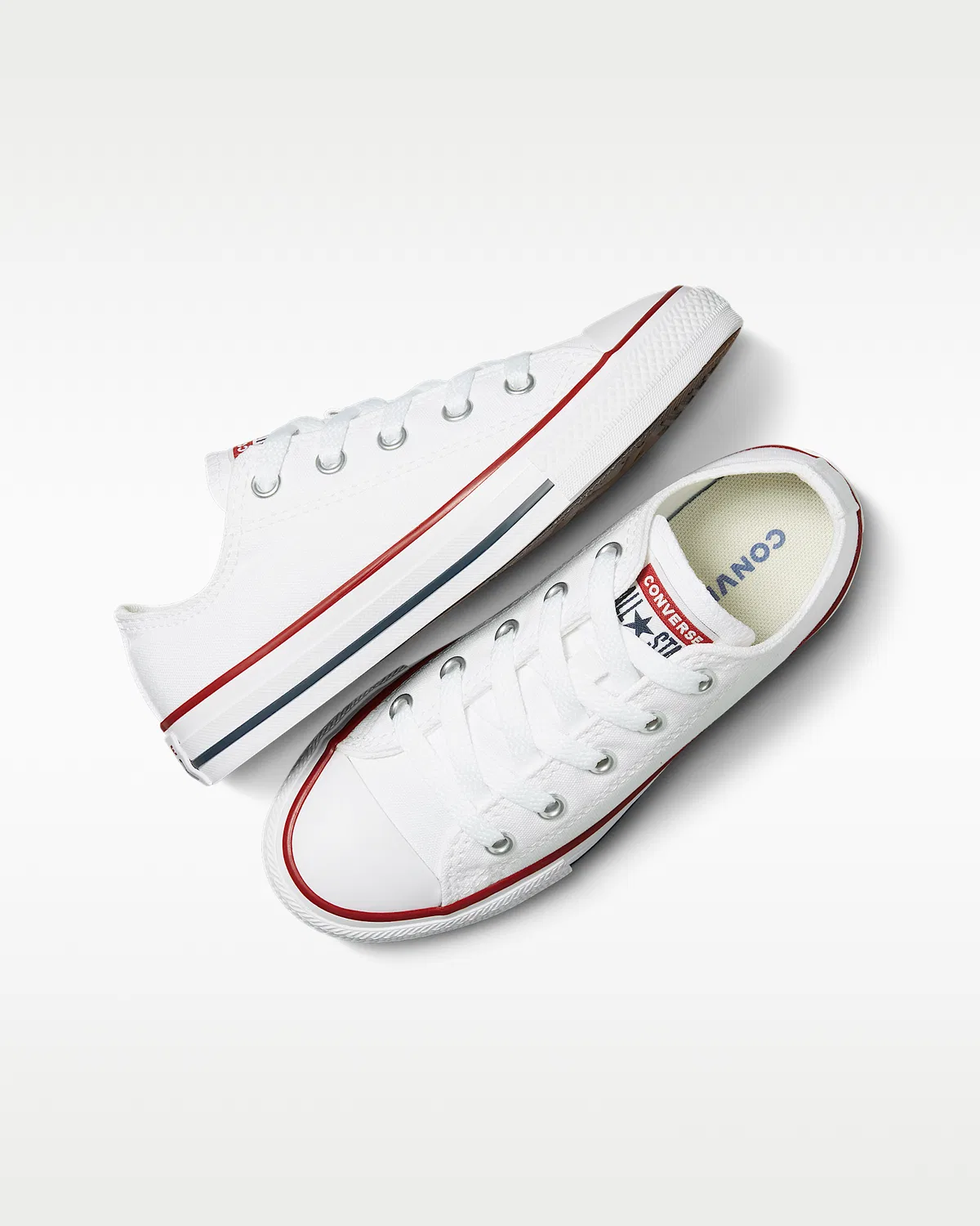 Детские кроссовки Converse Chuck Taylor All Star Low Top, White — фото 4