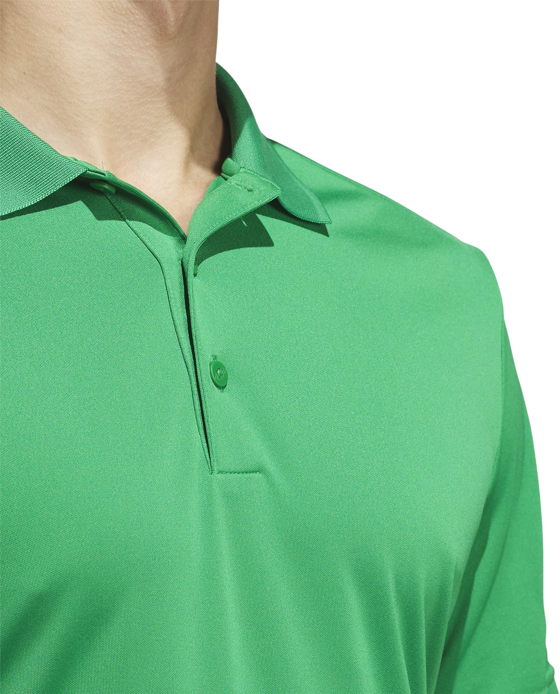 Футболка adidas Golf adi Performance Short Sleeve Golf Polo Shirt, зеленый — фото 4
