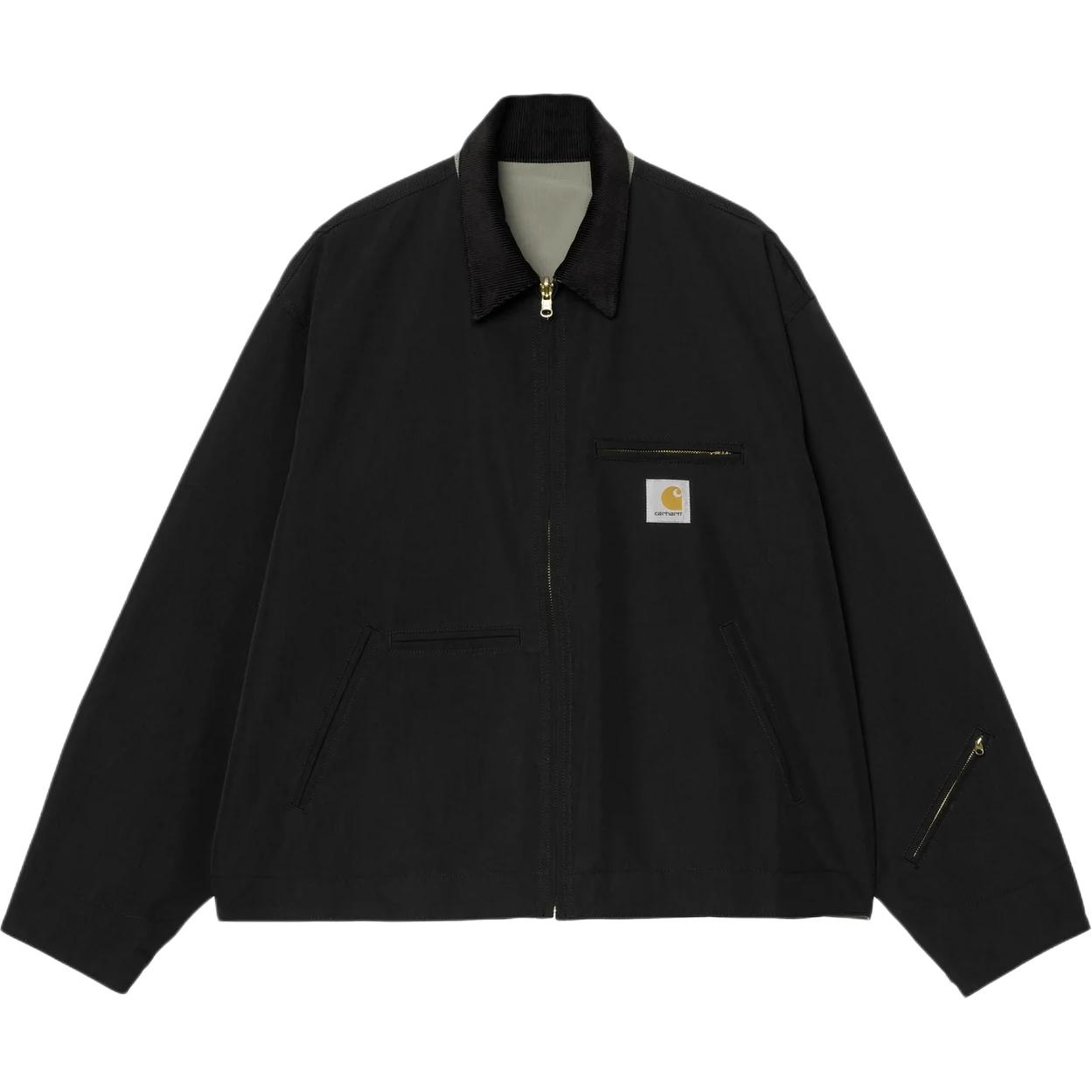 

Carhartt WIP Несгораемая куртка Детройт, Black/Gray Green