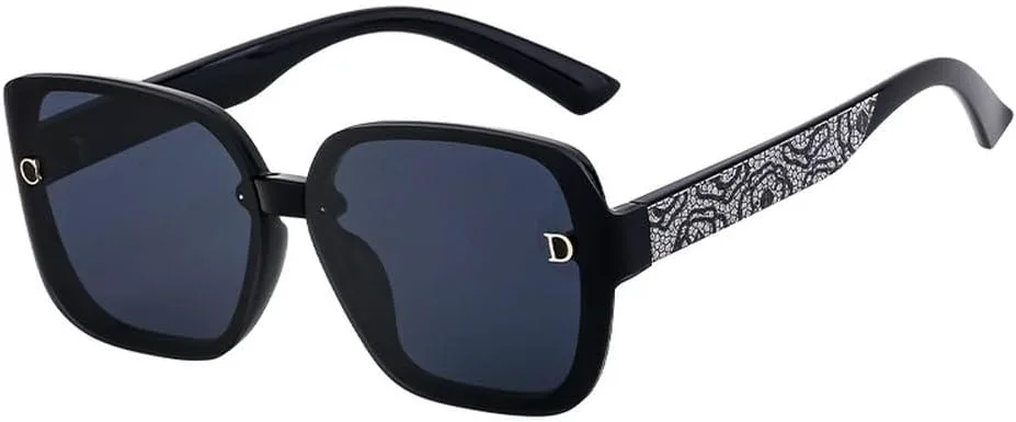 

Квадратные солнцезащитные очки для женщин и мужчин, модные ретро-очки для активного отдыха, классические винтажные очки в узкой черной оправе для мужчин WNCKSQ, Black