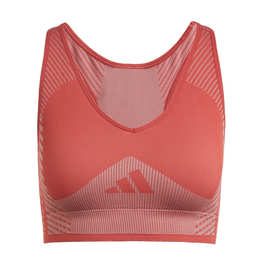

Спортивный бюстгальтер без косточек ADIDAS PERFORMANCE, цвет Rusty red