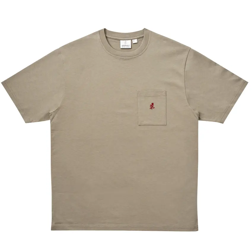 

Футболка с вышитым логотипом Gramicci, Smoky Sand/Sand