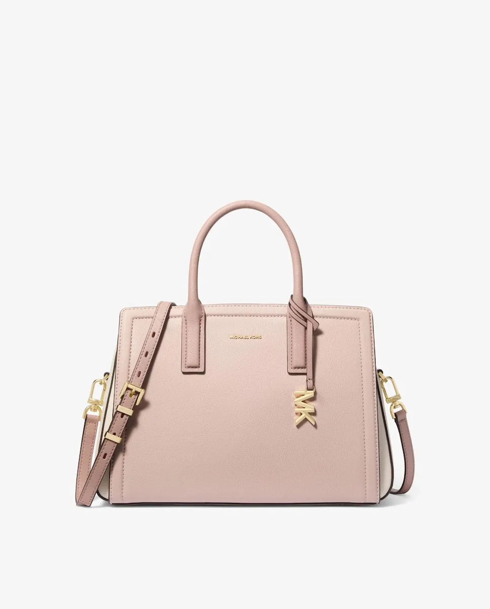 

Женская сумка-саквояж Laila среднего размера из кожи Michael Michael Kors, бежевый/розовый
