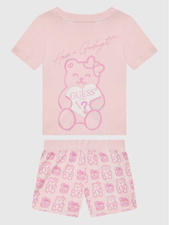 

Пижамы стандартного кроя Guess, розовый