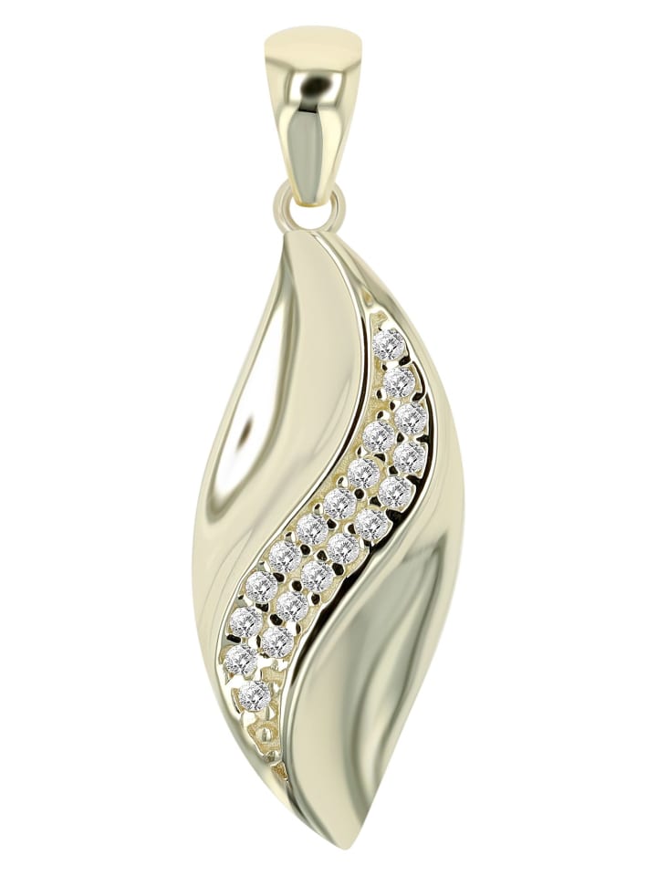 

Adeliás Женский кулон из золота 333 пробы с кубическим цирконием в золоте