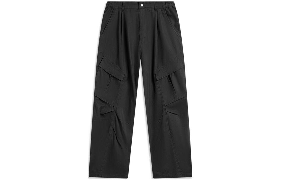 

Трикотажные спортивные штаны мужские черные Lining, черный