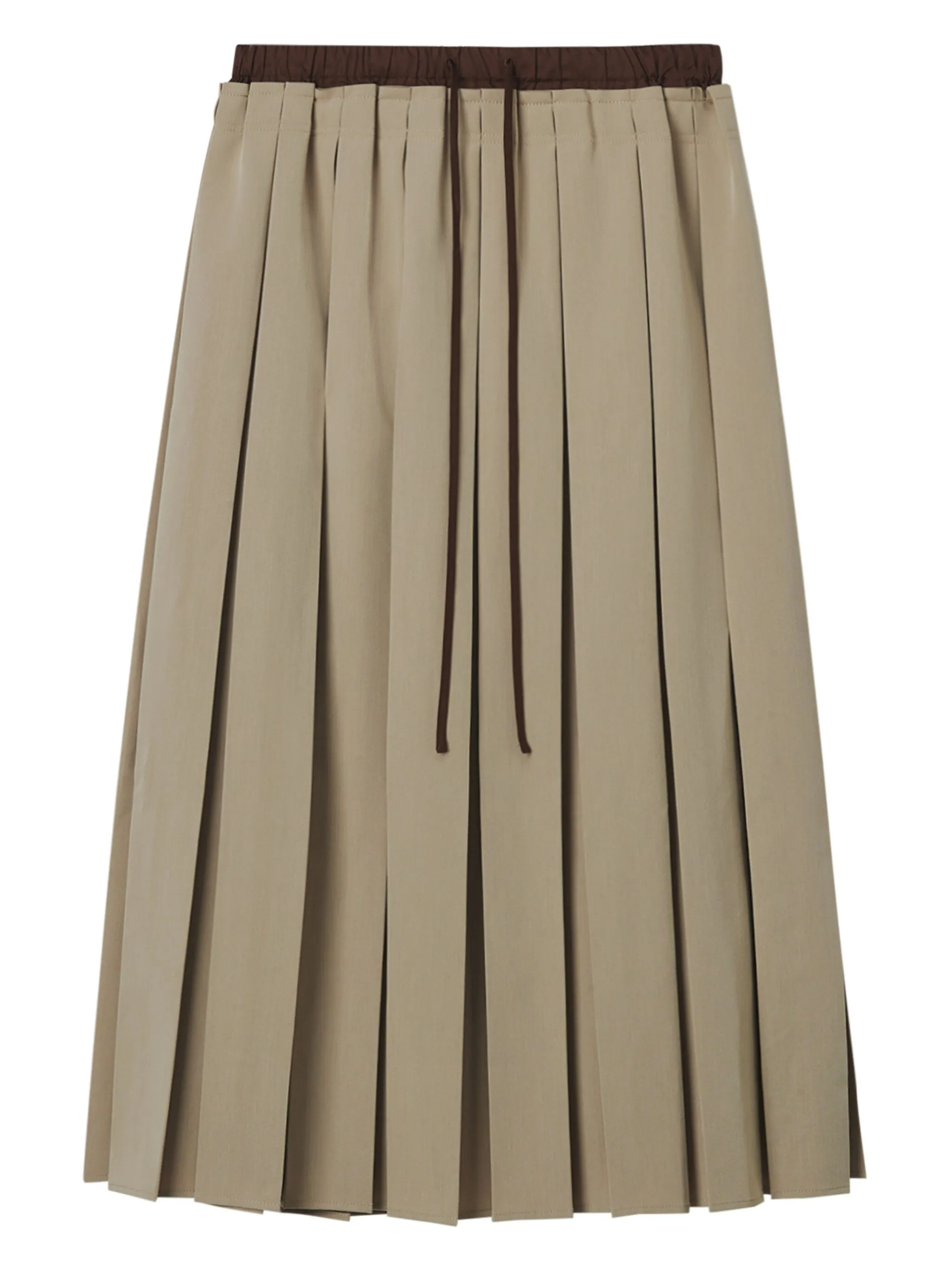 

Плиссированная юбка с кулиской B+Ab, бежевый
