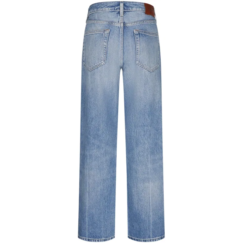 Джинсы женские SCL Denim Light Blue Moderate Straight Fit Pants Calvin Klein, SCL-Denim Light Blue — фото 4