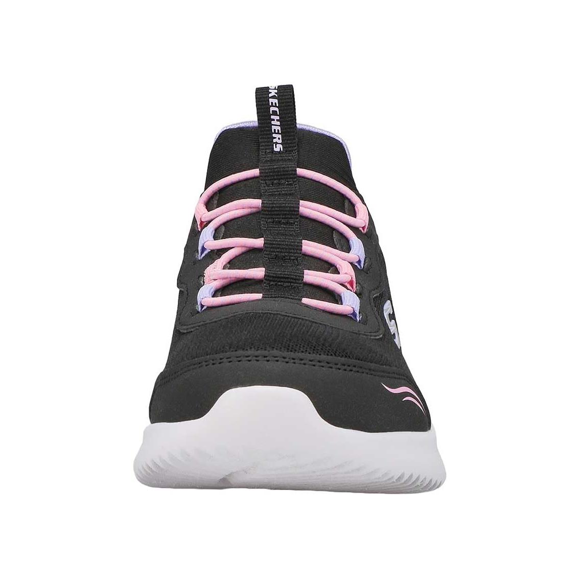 Skechers Kids SKECHERS GIRLS Anti Slip Wear Resistant Low Top Toddler Shoes Black Infant And Toddler — фото 4