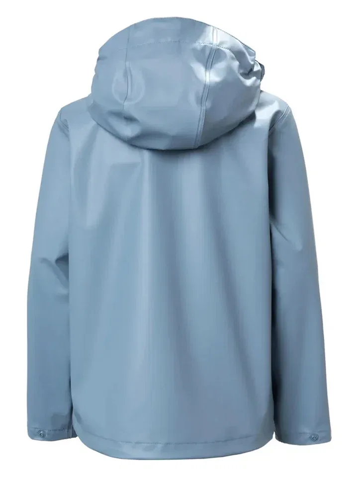 Детская дождевая куртка с капюшоном Helly Hansen, голубой — фото 2