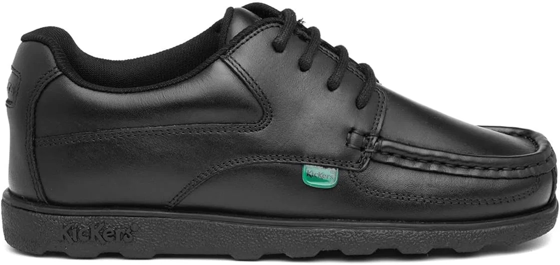 Дерби Kickers Boys FRAGMA15 Lace MTO Lthr Jm, Black — фото 2