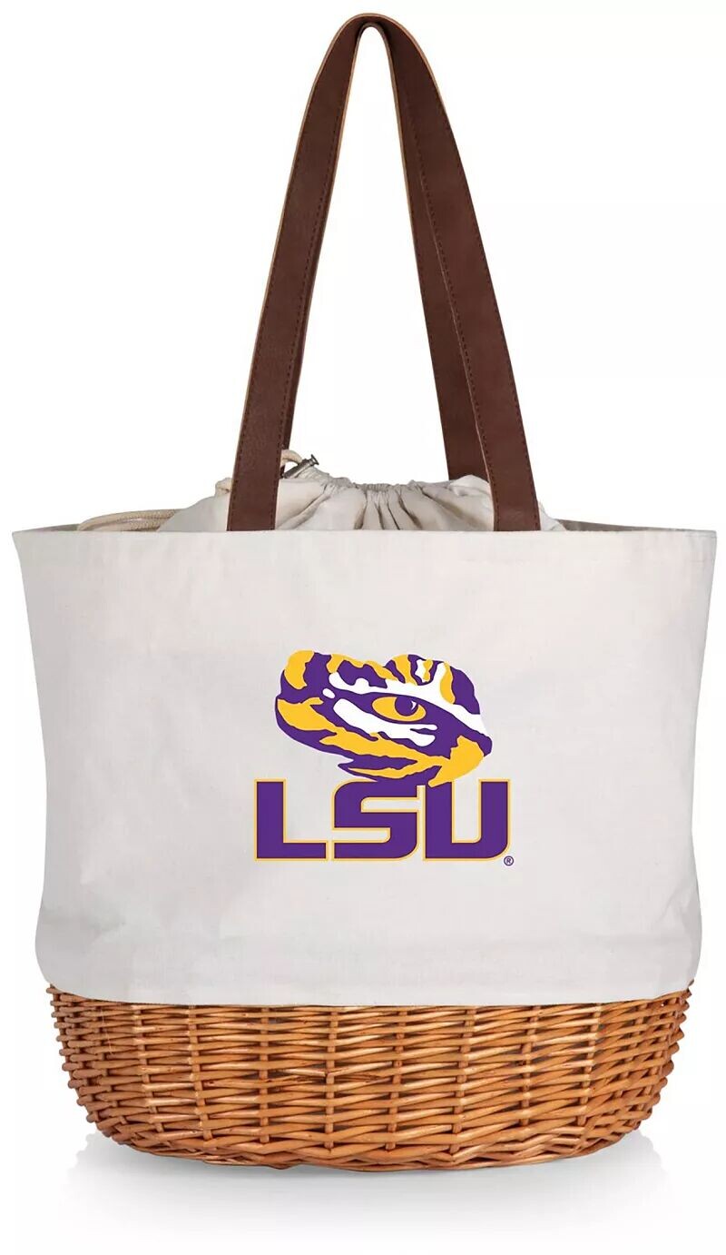 

Сумка-корзина из парусины и ивы Picnic Time LSU Tigers