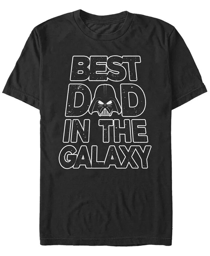 

Мужская футболка Galaxy Dad с коротким рукавом и надписью Crew Fifth Sun, черный