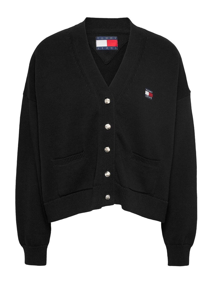 

Вязаный кардиган Tommy Jeans, черный