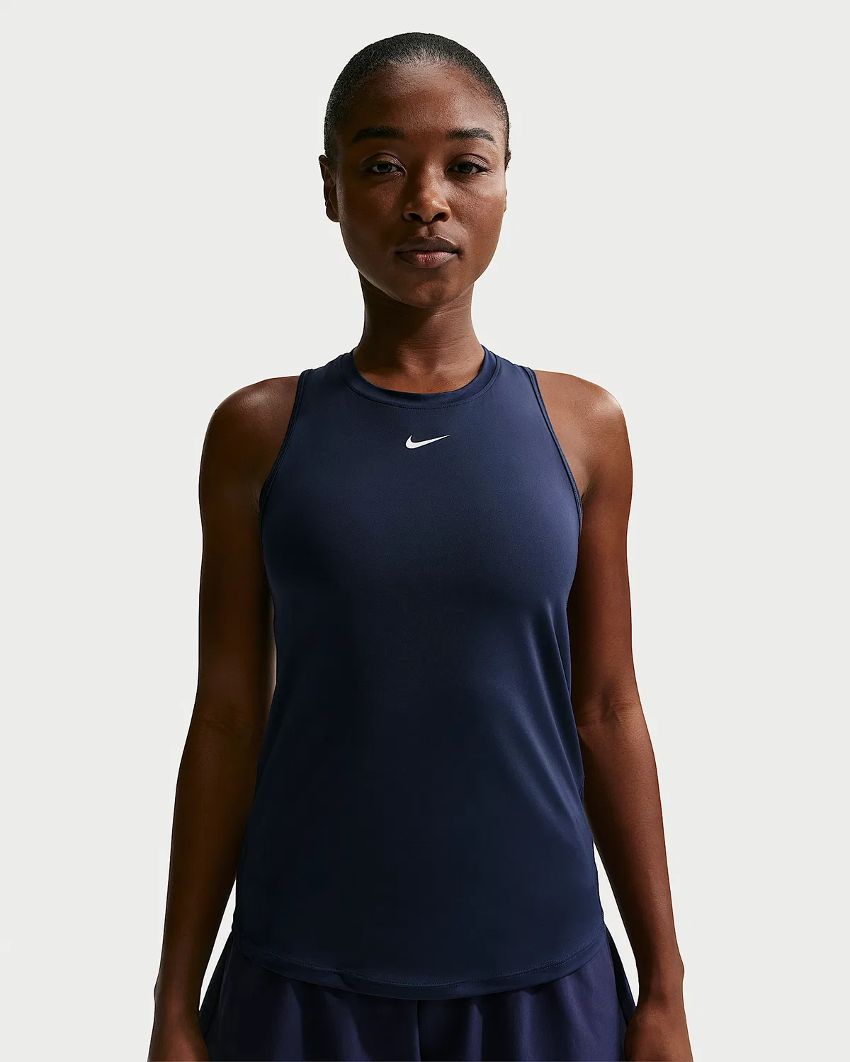 Женский топ Nike One Classic Dri-FIT, Midnight Navy/White