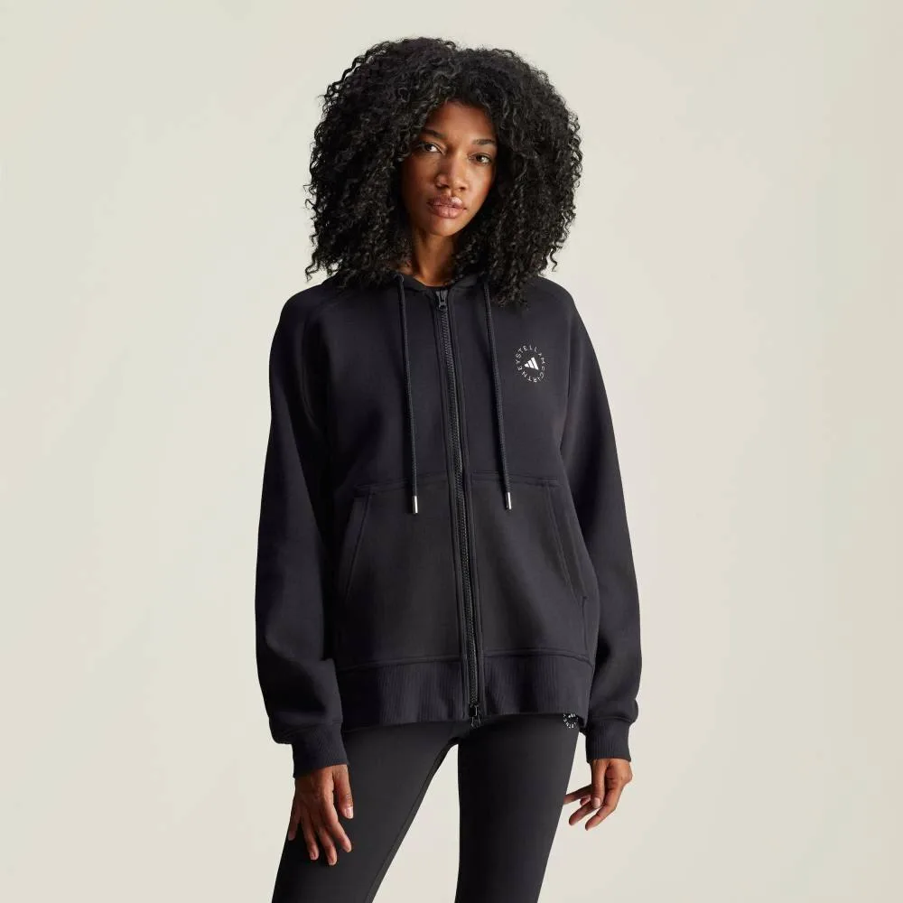 Толстовка Adidas Adidas by Stella McCartney на молнии, цвет Black