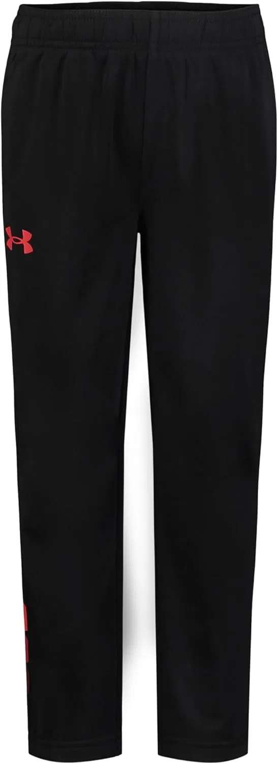 Детские спортивные штаны Under Armour Brawler Warm-up, быстросохнущие и влагоотводящие, свободного кроя, Black Big