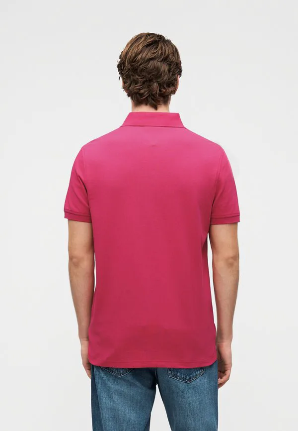 Рубашка-Поло из пике стандартного кроя 1985 года Tommy Hilfiger, Eccentric Magenta — фото 2