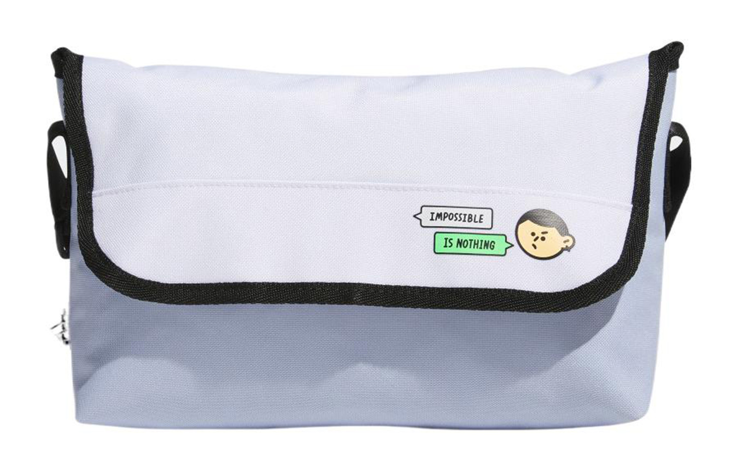 

Adidas Сумка-мессенджер, наплечная сумка, кроссбоди Regular Unisex из смесовой ткани с переработанным материалом, светло-розовый, синий и белый